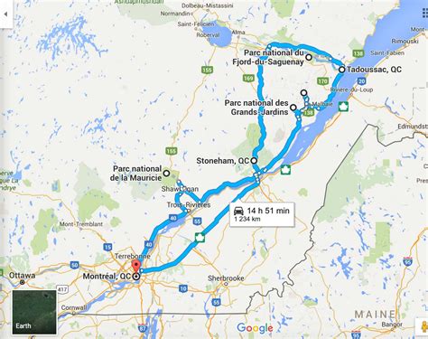 Montreal to Edmundston